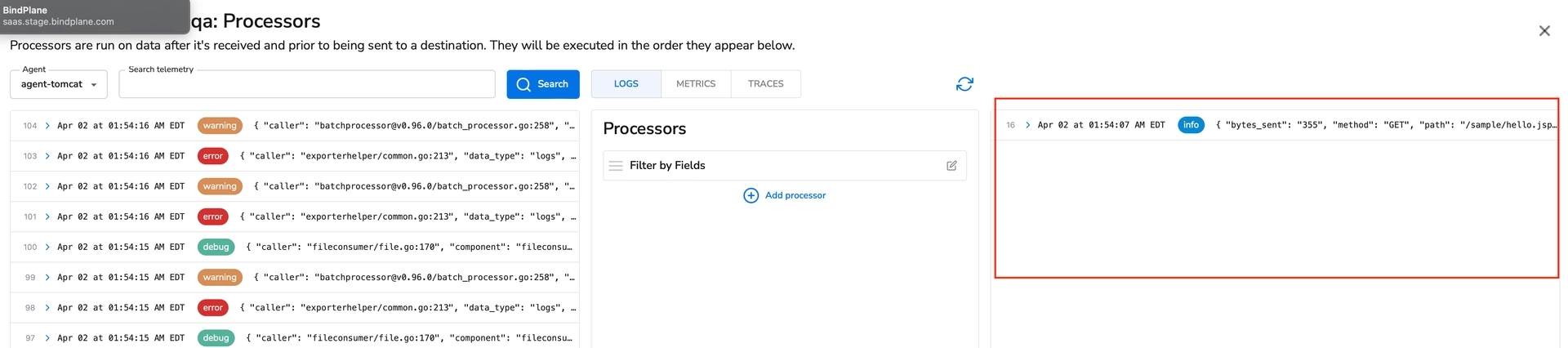 Bindplane docs - Routing Telemetry - image 12