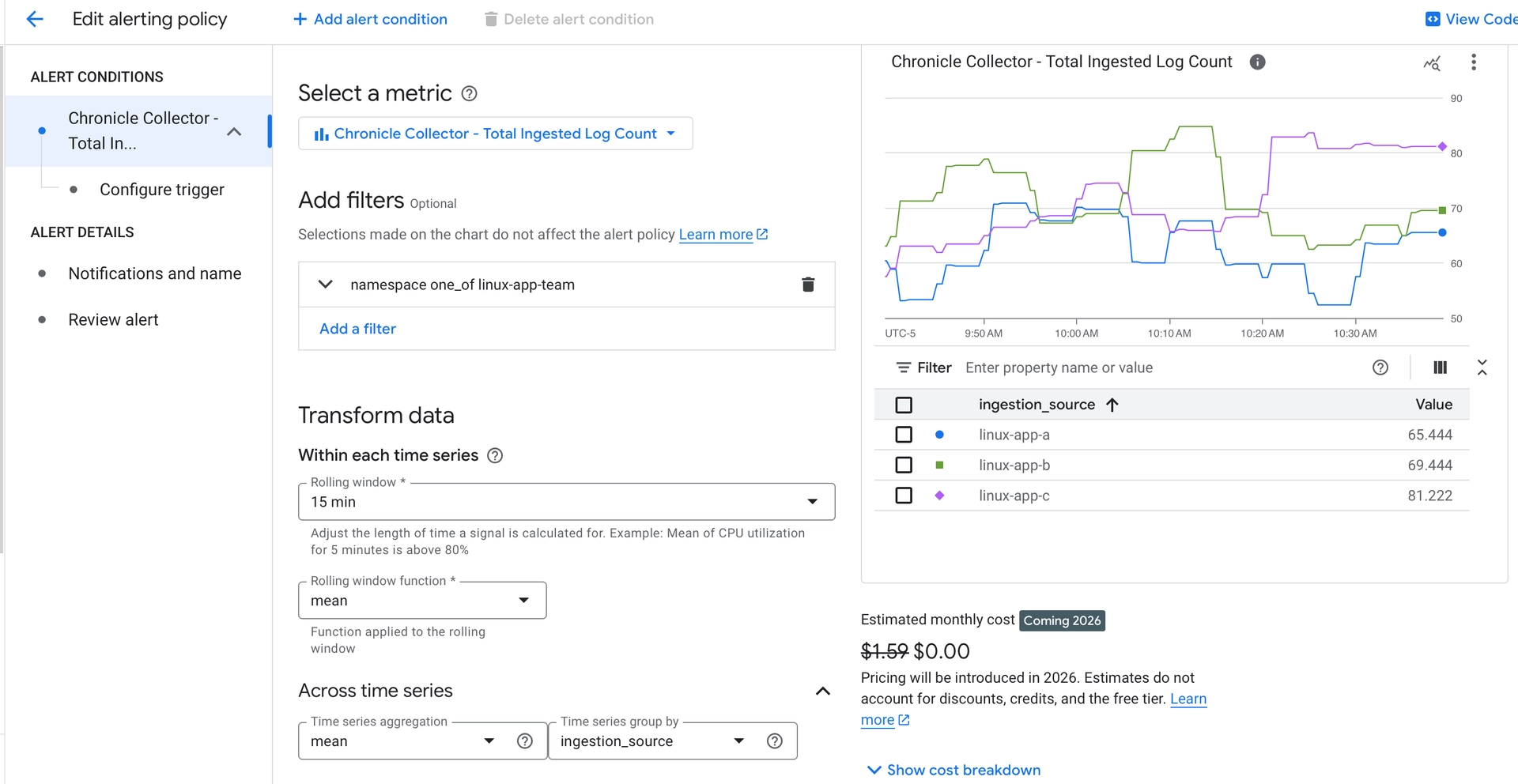 Bindplane docs - Google SecOps Silent Host Monitoring - image 3