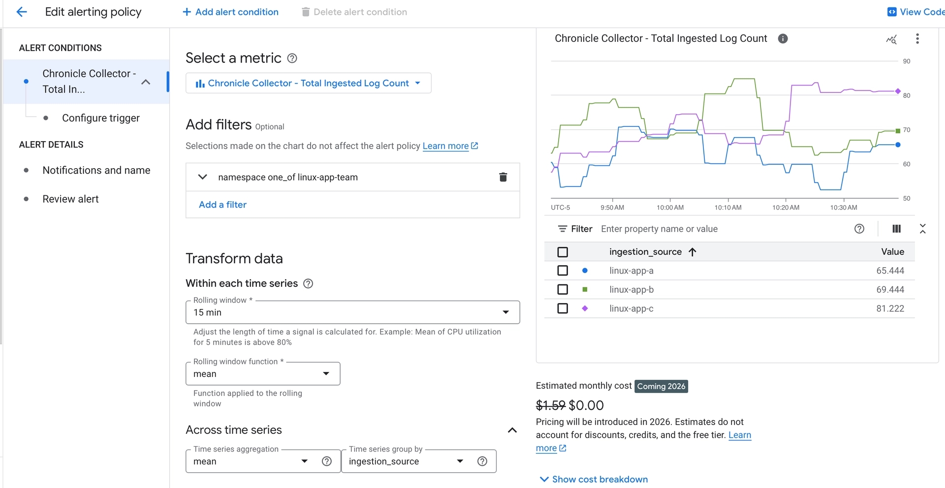 Bindplane docs - Google SecOps Silent Host Monitoring - image 3