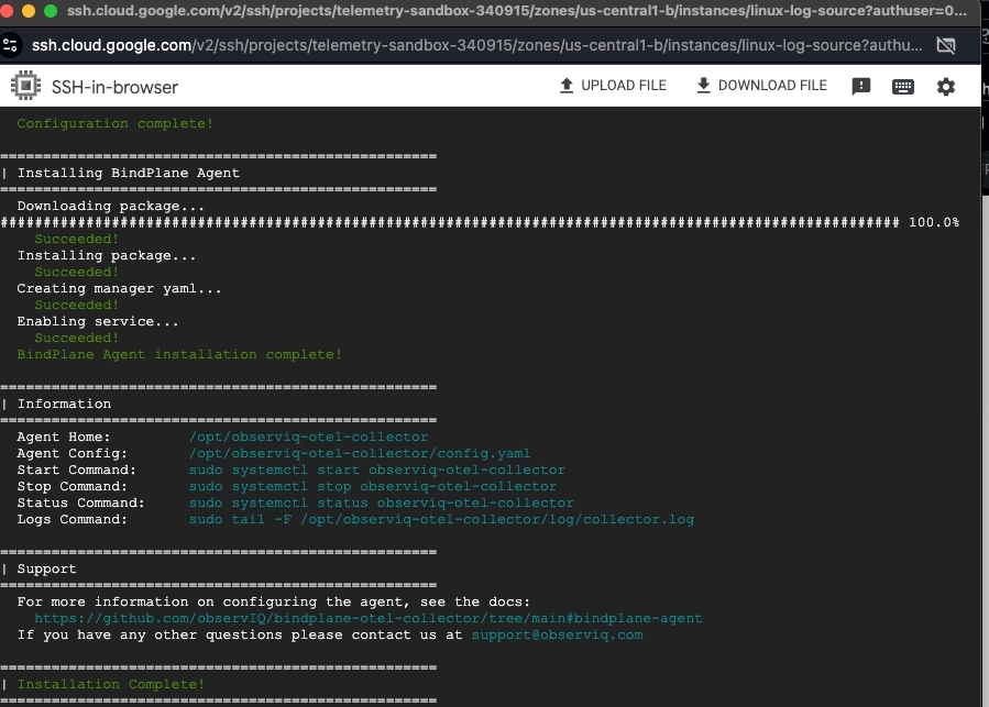 Bindplane docs - Google SecOps with Bindplane Quick Start - image 12