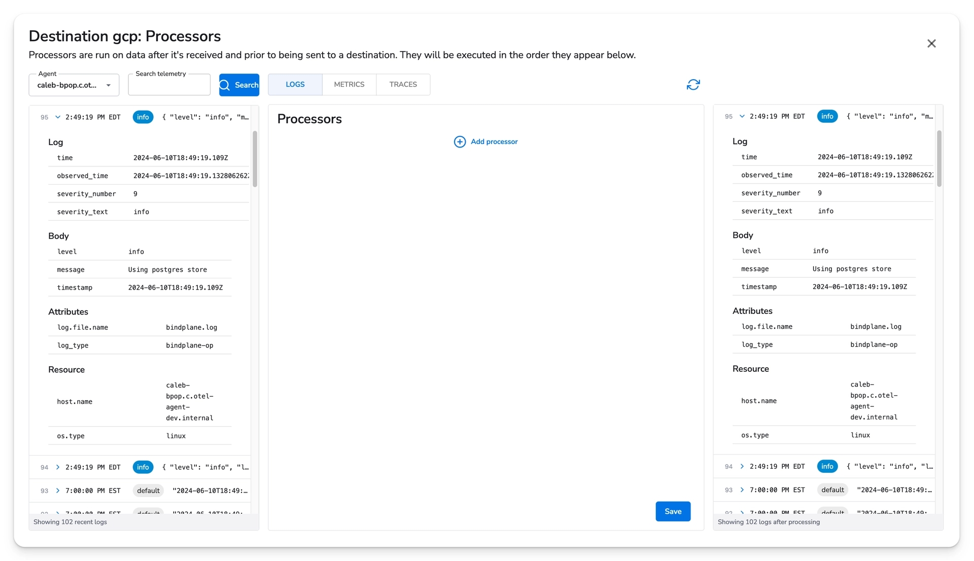 Bindplane docs - Routing Telemetry - image 2