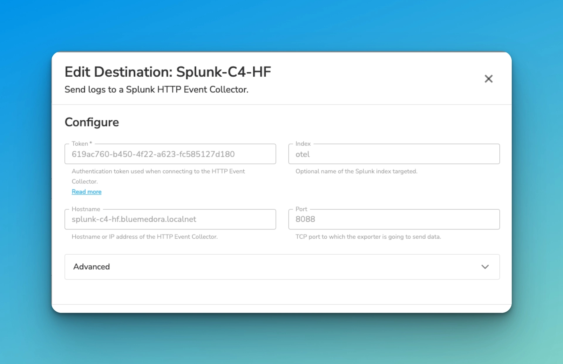Bindplane docs - Using Splunk UF with Bindplane - image 2