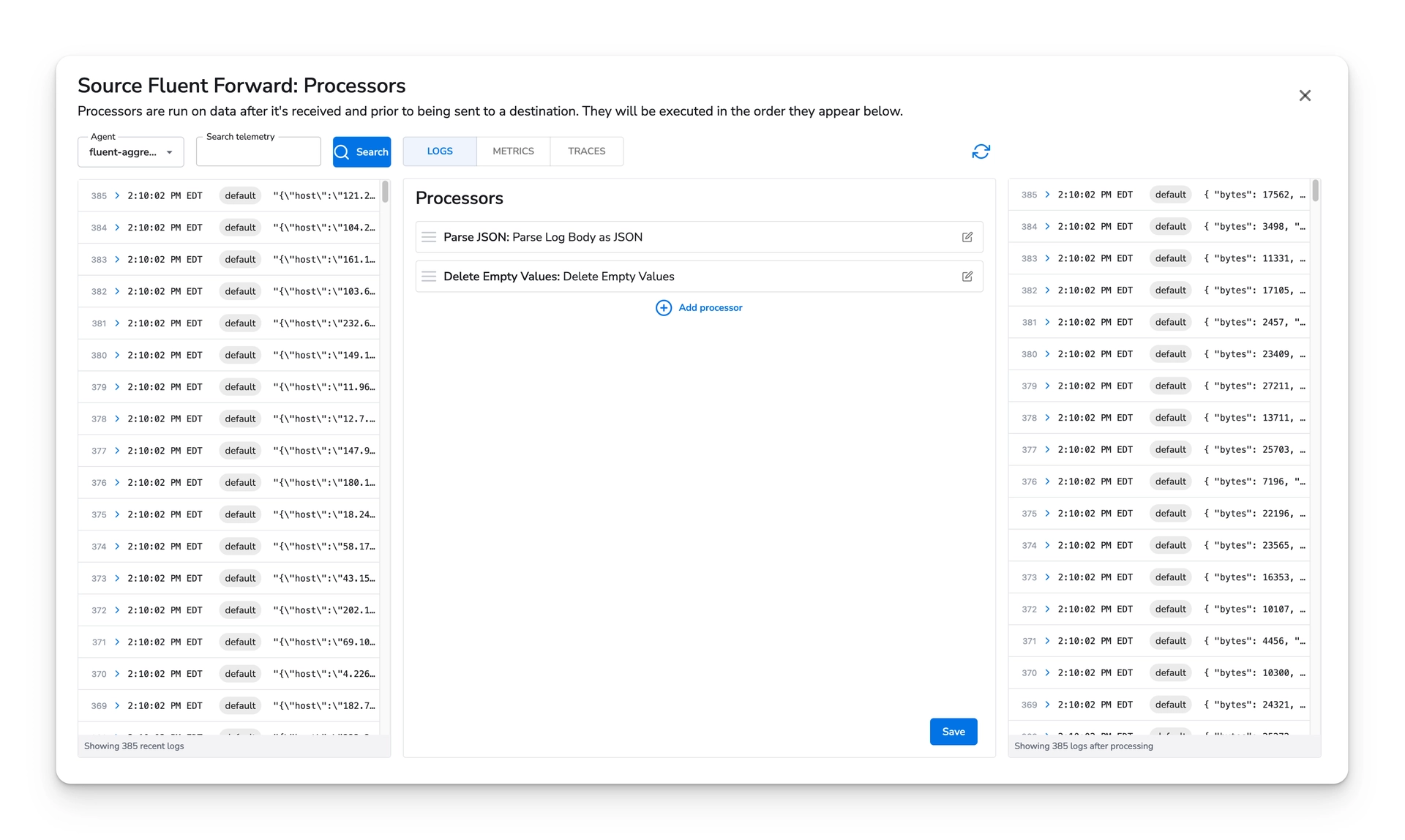 Bindplane docs - Processors - image 3
