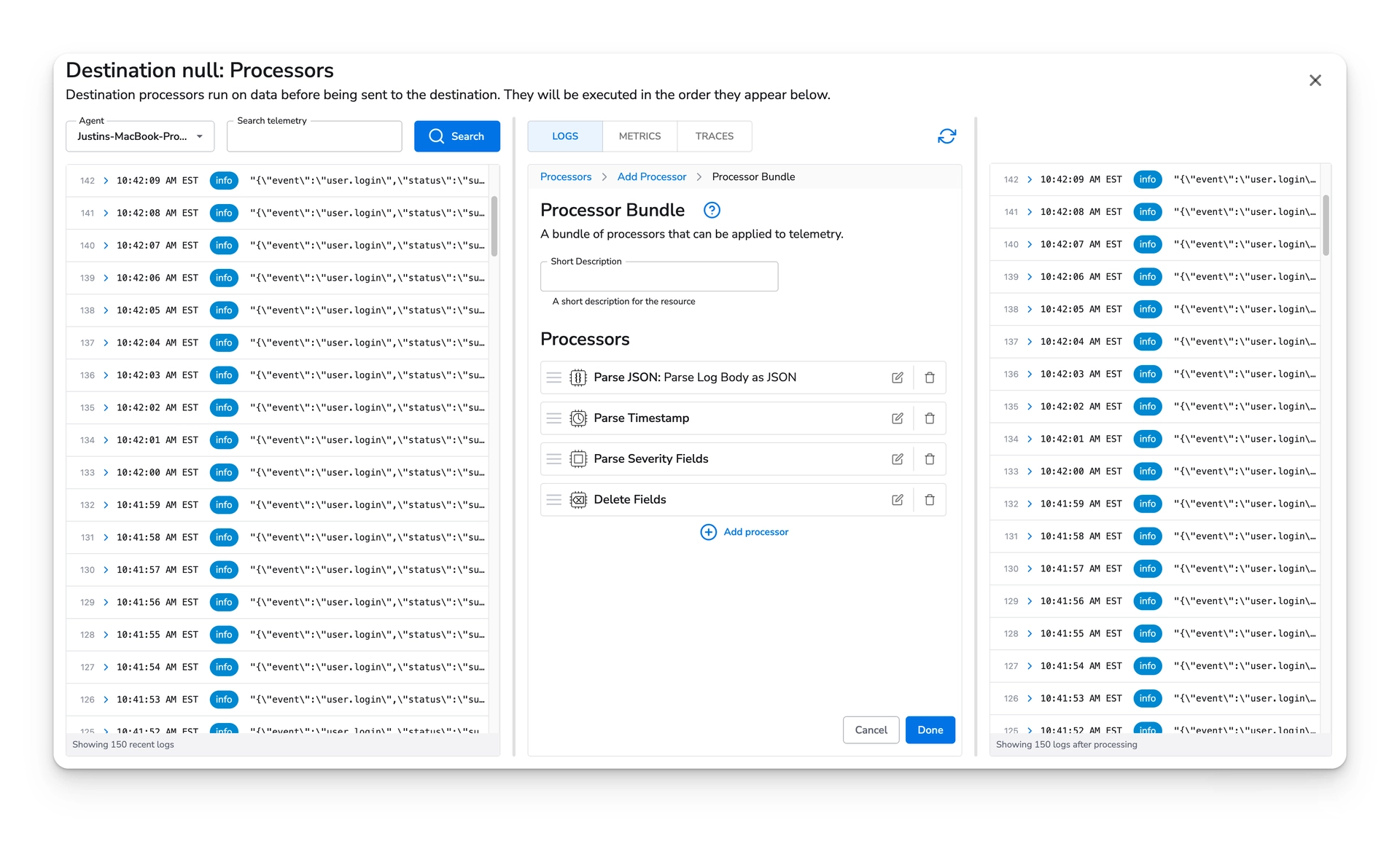 Bindplane docs - Processor Bundles - image 3